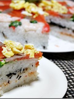 デコレーション寿し-レシピのメイン写真