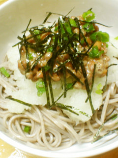年越しそばに おろし納豆そば-レシピのメイン写真