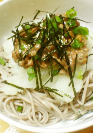 年越しそばに　おろし納豆そば-レシピのメイン写真