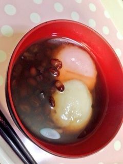 簡単!小豆からぜんざい(おしるこ)♡-レシピのメイン写真
