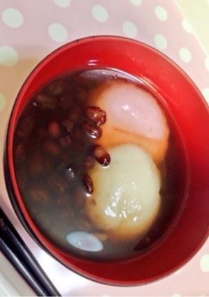 簡単！小豆からぜんざい(おしるこ)♡-レシピのメイン写真