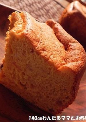 ノンオイルでヘルシー★苺のシフォンケーキ-レシピのメイン写真