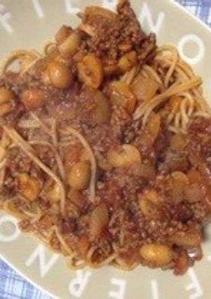 ミートソーススパゲッティ-レシピのメイン写真