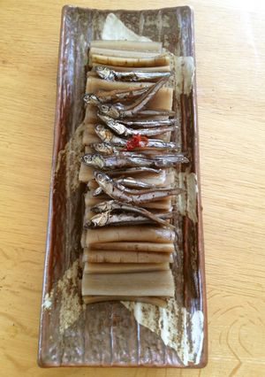 わが家のおせち☆牛蒡とごまめの煮物-レシピのメイン写真