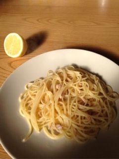 ツナとレモンのパスタ-レシピのメイン写真