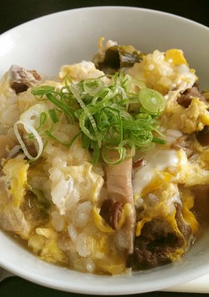 汁だけでもOK！すき焼きの残りで作る雑炊-レシピのメイン写真