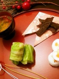 犬用おせち ロールキャベツ&スープ-レシピのメイン写真