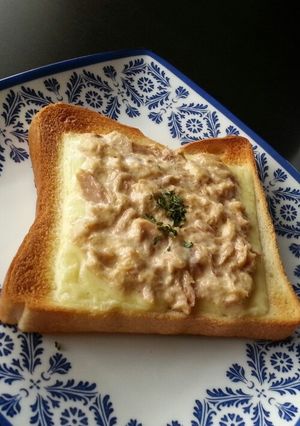 ツナマヨチーズトースト-レシピのメイン写真