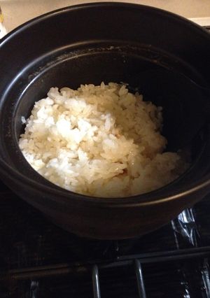 おひとり様♡土鍋でほたて釜飯風-レシピのメイン写真