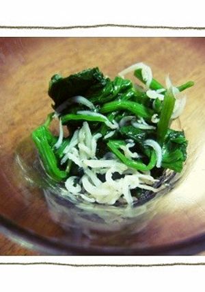 ほうれん草のゆず酢(またはポン酢）-レシピのメイン写真
