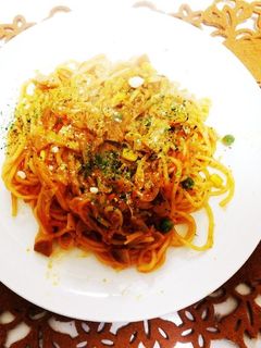 焼きそば麺でナポリタン-レシピのメイン写真