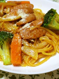 簡単!懐かしのナポリタンの作り方!-レシピのメイン写真