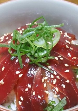マグロの漬け丼-レシピのメイン写真