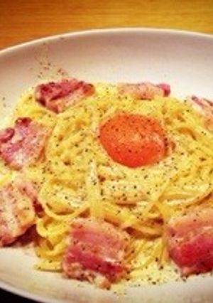 お店のカルボナーラ-レシピのメイン写真