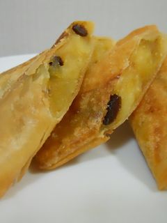 おやつに☆焼き芋リメイク*ザ*春巻き-レシピのメイン写真