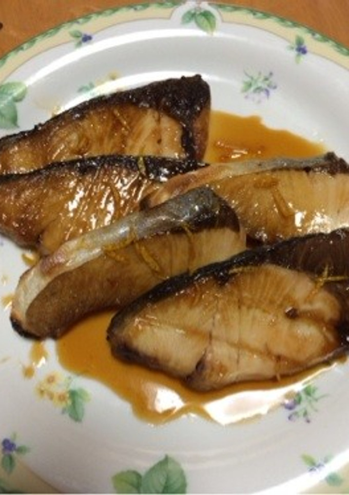 柚子香る 我が家のブリの照り焼き-レシピのメイン写真