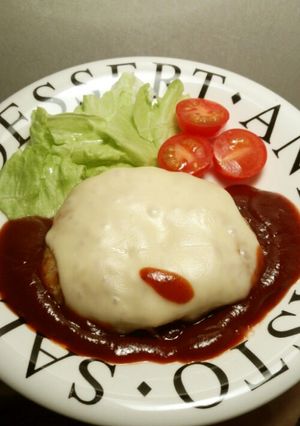 ファミレスに圧勝☆簡単チーズハンバーグ-レシピのメイン写真
