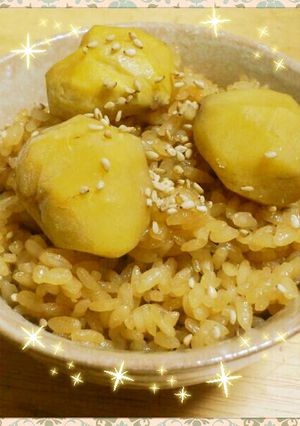 シンプルなお醤油ご飯の栗ご飯♪-レシピのメイン写真