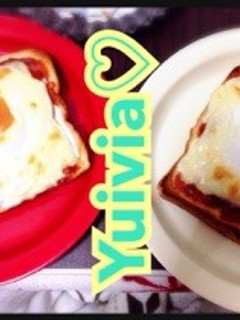 朝食にも♡楽チンエッグピザ-レシピのメイン写真