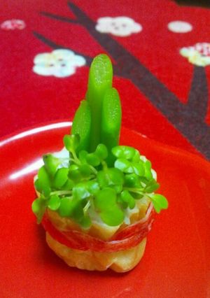 お正月に ちくわでかわいい門松☆-レシピのメイン写真