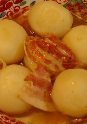 蕪とベーコンの煮込み-レシピのメイン写真