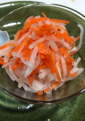 酸味の少ない☆紅白なます☆少量だけ-レシピのメイン写真