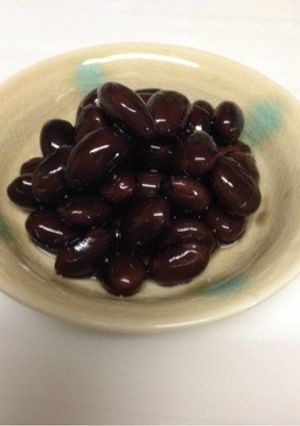 お正月 圧力鍋で簡単黒豆-レシピのメイン写真