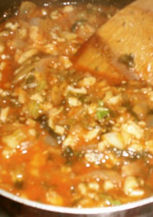 飴玉＋セロリ葉で美味しいミートソース-レシピのメイン写真