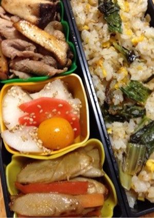 12/19 ダンナさんの簡単なお弁当-レシピのメイン写真