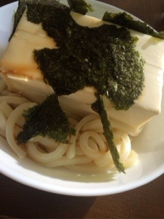 豆腐とのりの10秒ぶっかけ!-レシピのメイン写真