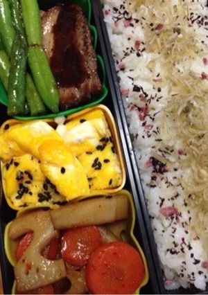 12/25 ダンナさんの簡単なお弁当-レシピのメイン写真