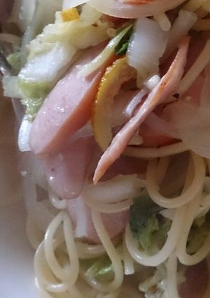 塩ラーメン風あっさりうまうまパスタ-レシピのメイン写真