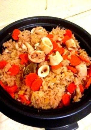 料理男子のイカの炊き込みご飯-レシピのメイン写真
