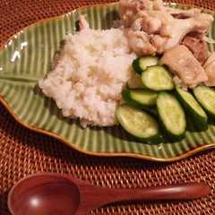 圧力鍋でシンガポールチキンライス-レシピのメイン写真