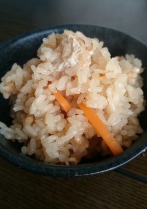 人参と油揚げの炊き込みご飯-レシピのメイン写真