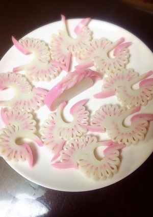 かまぼこ 飾り切り-レシピのメイン写真