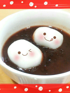 レンジで簡単♪カップdeおしるこ♥-レシピのメイン写真