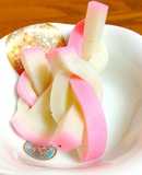 お正月に♡かまぼこの飾り切り(結び)