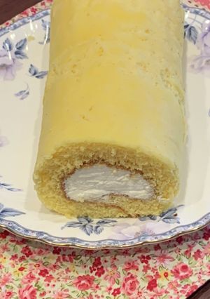 ふわふわ　ロールケーキ-レシピのメイン写真