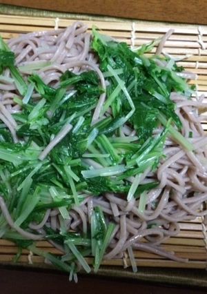 水菜入りつけ蕎麦with大根-レシピのメイン写真