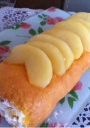 りんごロールケーキ-レシピのメイン写真