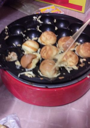 たこ焼き器で作るカステラ-レシピのメイン写真