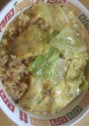 インスタントラーメンを健やかに食べる-レシピのメイン写真