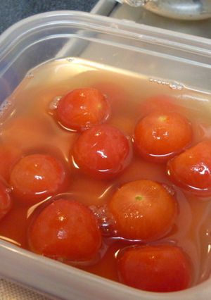 プチトマトの煮浸し？-レシピのメイン写真