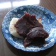 正月の餅3(あんこもち)・みんと風