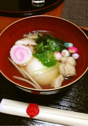 ✿お正月✿鶏和風ダシのお雑煮-レシピのメイン写真