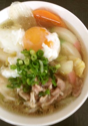 鴨肉でお雑煮-レシピのメイン写真