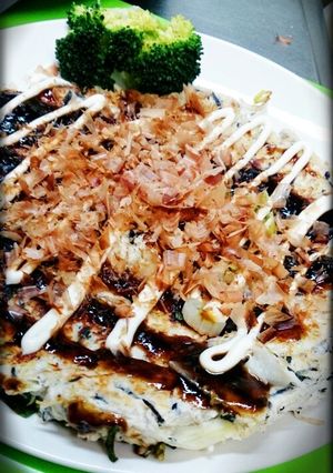 フードプロセッサーヘルシーお好み焼風-レシピのメイン写真