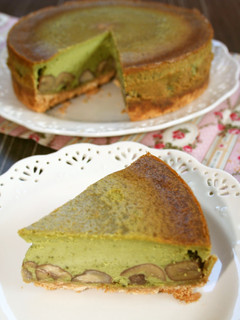 ♡栗抹茶のチーズケーキ♡-レシピのメイン写真