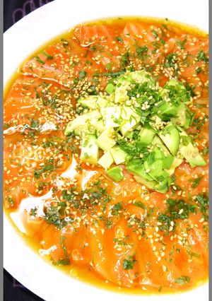 お刺身嫌いが考案！サーモンのカルパッチョ-レシピのメイン写真